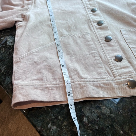 Metiseko Sesame Cashew Blouson 100% Organic cotton jacket. Cargo pockets. Crop - Picture 13 of 16